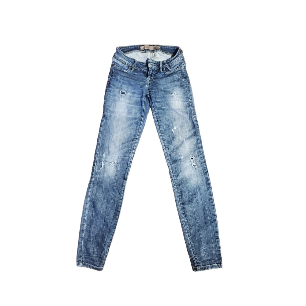 Guess 1982 Destroyed Skinny Jeans - Authentic Vintage Denim